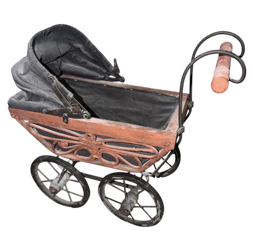 Vintage pram baby doll - pram,