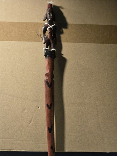 Vintage unusual hand carved