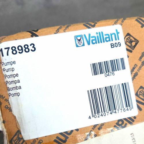 Genuine vaillant pump 178983 - vaillant,