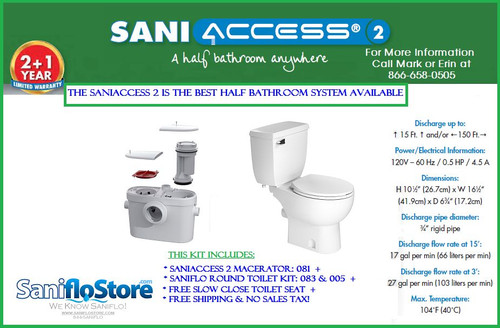 Saniflo saniaccess round kit - 2,