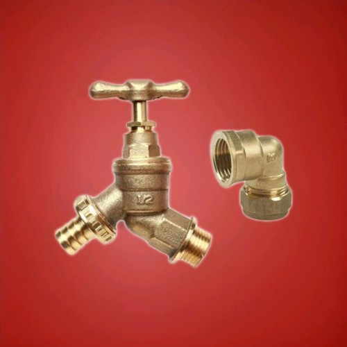Garden bib tap with - garden, plate