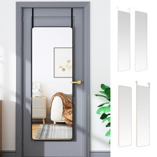 Over the Door Full Length Mirror 78/118/147cm Hanging Bedroom Wardrobe Workout
