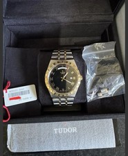 Tudor Royal Stainless Steel/Yellow Gold Watch 41mm black Dial Day/date