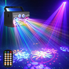 1240 Pattern LED Laser Projector Stage Light RGB Party KTV Club Lights Christmas
