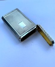 Hallmarked silver cigarette