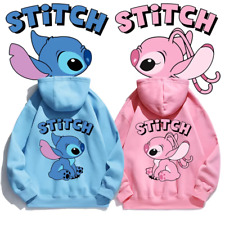 FELPA LILO E STITCH DISNEY CON CAPPUCCIO TAGLIE 3-3XL
