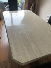 Solid Marble Dining Table Cream Seats 8 People Could Squeeze More Round Dining