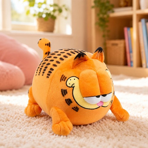 Garfield the smiling cat teddy - smiling,