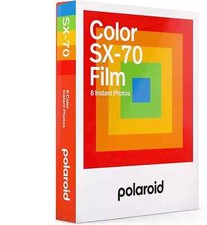 Polaroid Instant Colour film for SX70 - 8 Photos For SX-70 Camera, Expiry 2026