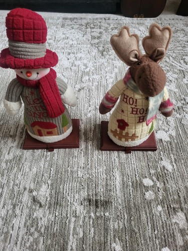 Plush fabric snowman - fabric, and