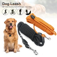 Pet Dog Training Lead Long Line Tracking Leash Strong Lunge Nylon Rope 5/10/15M