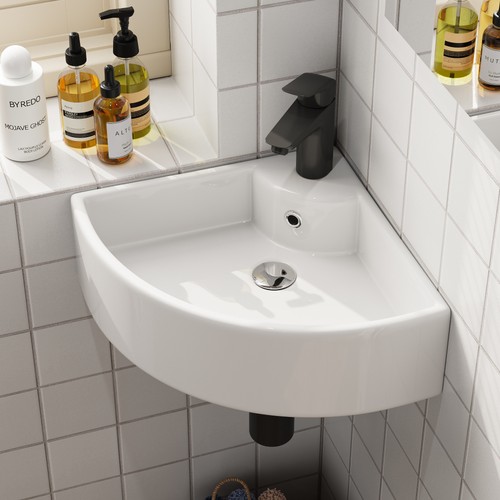 Horow triangular corner - triangular, basin