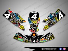 Kart Graphics for Freeline Cadet Bodywork - KG Birel Freeline (Stickerbomb)