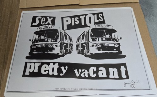 Sex pistols poster print - a3,