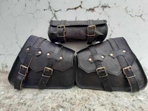 Motorcycle saddlebags leather - motorcycle,