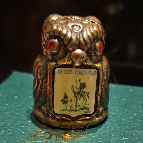 Aynsley brass owl sewing - brass,