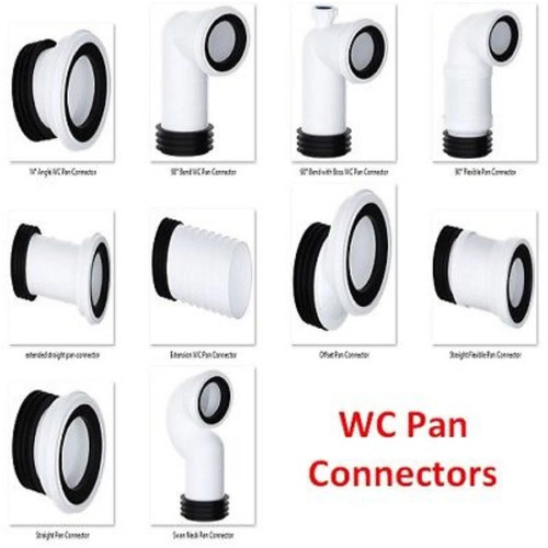 Toilet pan connector - wc, 4"