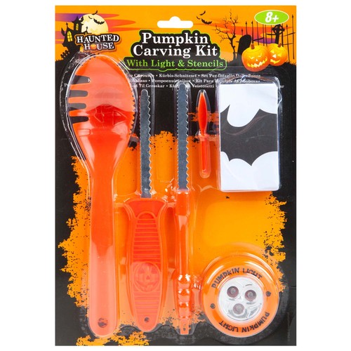 Halloween pumpkin carving set - halloween,