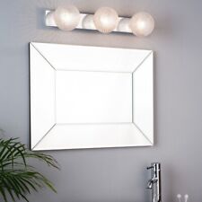 BRAND NEW - LAURA ASHLEY PRAGUE 3 LIGHT POLISHED CHROME BATHROOM WALL LIGHT