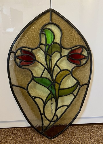 Antique leaded stained glass - leaded,