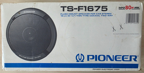 Pioneer f1675 vintage car - pioneer, ts-f1675