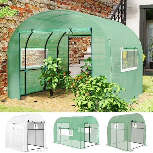 Polytunnel greenhouse with - greenhouse,