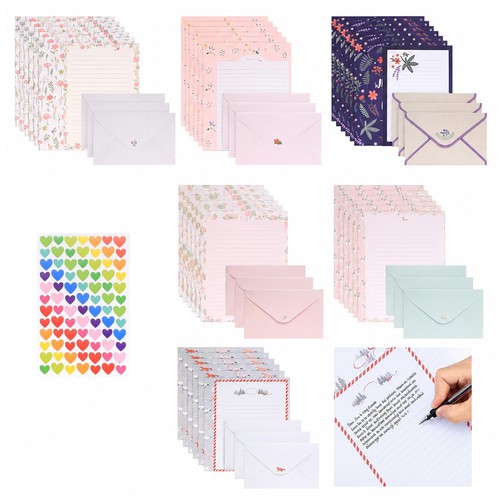 Writing paper and envelopes - and,