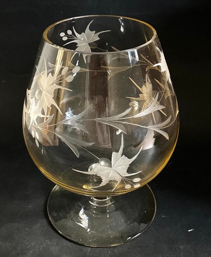 Vintage large glass terrarium - vintage,