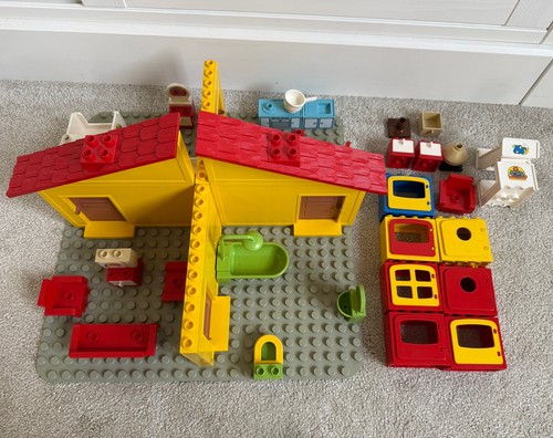 Duplo lego vintage 1980s - vintage,