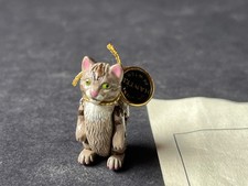 Hantel Victorian Pewter Miniature Kitten with Moving Arms & Legs, Original Label