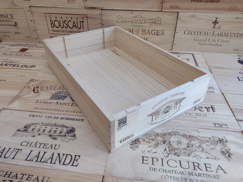 Wooden wine box crate - wooden,