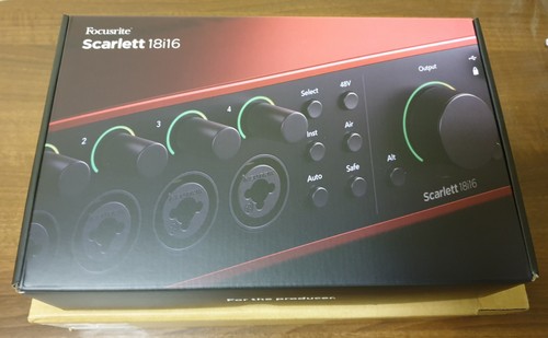 Focusrite scarlett 18i16 - focusrite, 4th