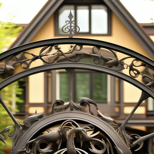 Decorative fence finials metal - finials,