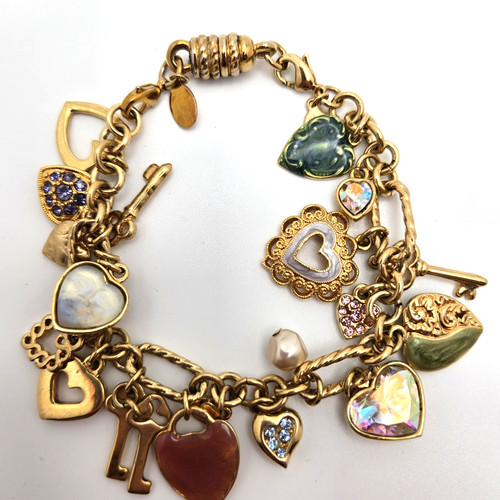 Kirks folly gold tone charm - gold,