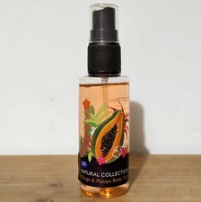 Boots Natural Collection Mango & Papaya Body Spray Mist Perfume 125ml Rare UK