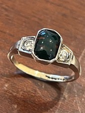 Antique 9ct Gold Paste Ring