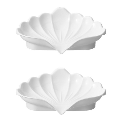 2pcs shell soap dish - 2pcs, ocean