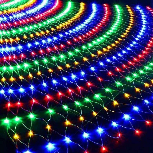Christmas led mesh - christmas, lights