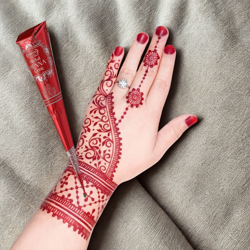 Red maroon herbal henna - maroon,