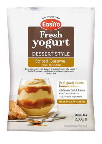Easiyo salted caramel dessert - easiyo,