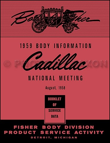 1959 cadillac manual training - 1959,
