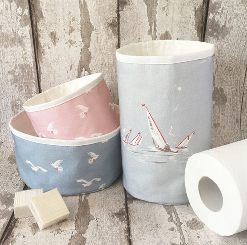 Handmade storage tub basket