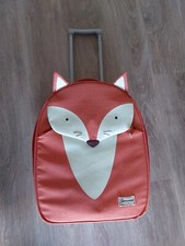 Samsonite Sammies Child Suitcase Pull Along" Fox William" FREE POSTAGE