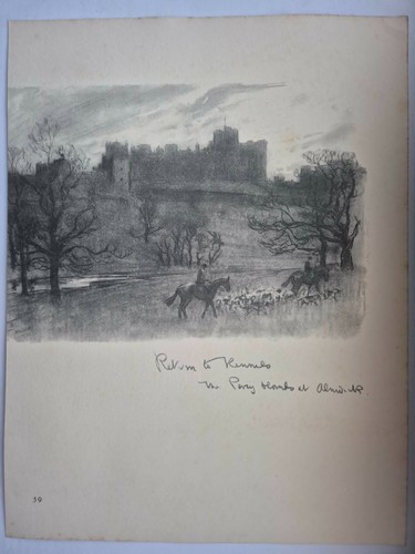 Antique pencil drawing - pencil,