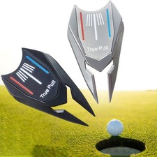 Golf Divot Repair Fork Line Marker Putt Parter Divot Repair Tool for Pitch Mark