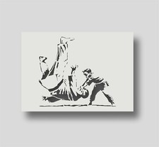 Banksy Judo Stencil - Banksy