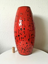 Scheurich Vase XL 70s 70s Fat Lava Mid Century 60s pop wgp es jopeko red