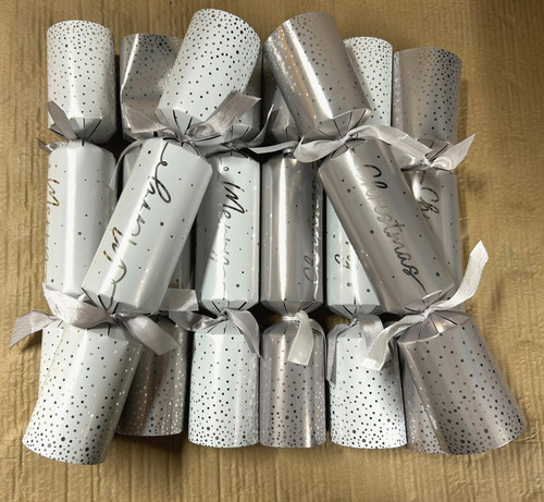 Christmas crackers silver - 8,
