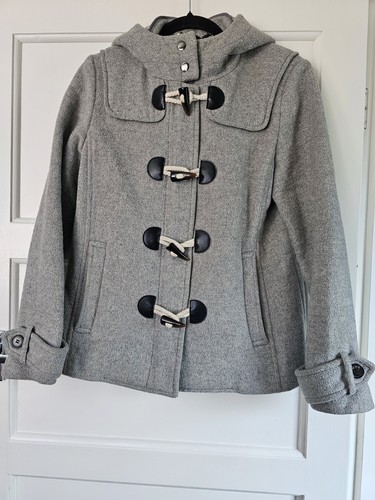Hobbs grey wool duffle - wool,