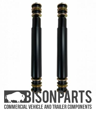 Rear suspension shock - "rear,
